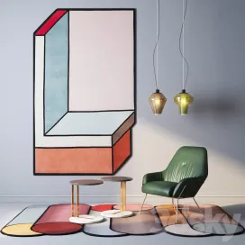 Foscarini diesel lamps asia leather armchair